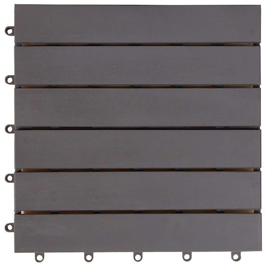 vidaXL Material for Garden Flooring from Wood 30x30cm 10 Pieces