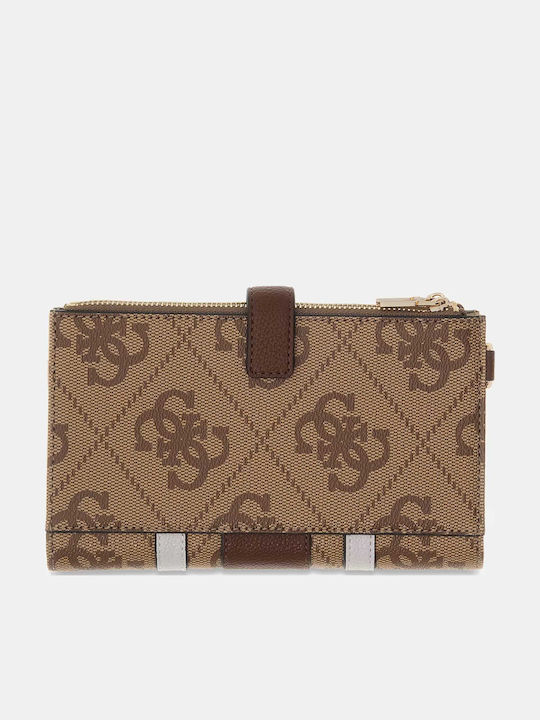 Guess Laurel Ii Γυναικείο Πορτοφόλι Καφέ