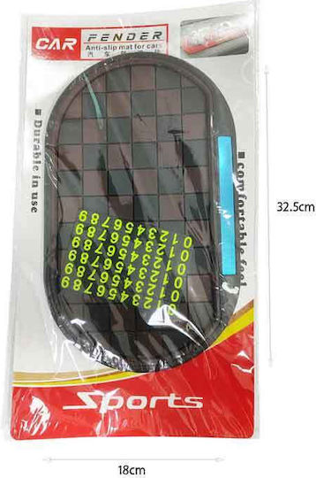 Car Mobile Mount with Anti-Slip Surface Black