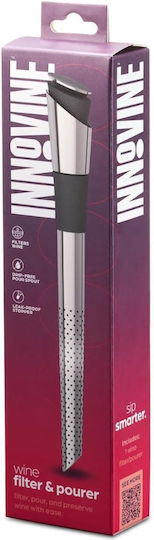 Innovine Flow Cap for Wine Bottles with Gray Cork