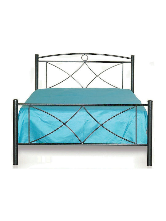 No16 Metallbett Rosa Für Matratze 90x200cm