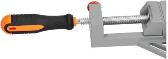 Roza Corner Clamp 90° 65mm Aluminum Carpenter Non-Slip Handle & High Strength Steel Screw