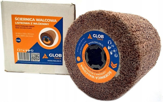 Glob Roloc Flap Disc Glob Tools 100x100x19mm Non-woven Sander