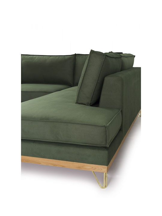 Porto Ecke Sofa mit Linker Ecke Weiß 290x235cm