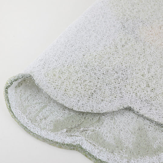 Yoyoso White and Green Bath Mat Yoyoso White and Green Bath Mat