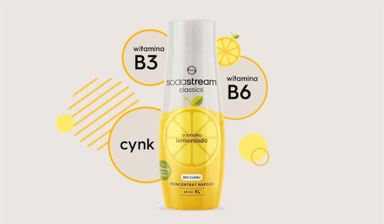 Sodastream Syrup Λεμονάδα Λεμόνι Χωρίς Ανθρακικό & Ζάχαρη σε Μπουκάλι 2077476 440ml