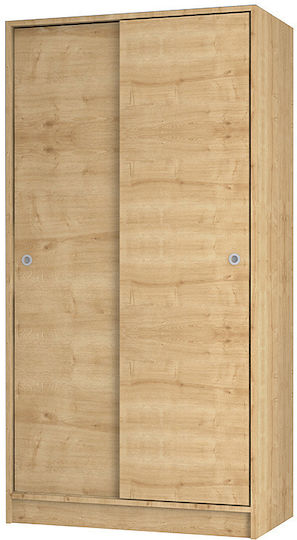 Misra Δίφυλλη Ντουλάπα Συρόμενη 94x52x182cm