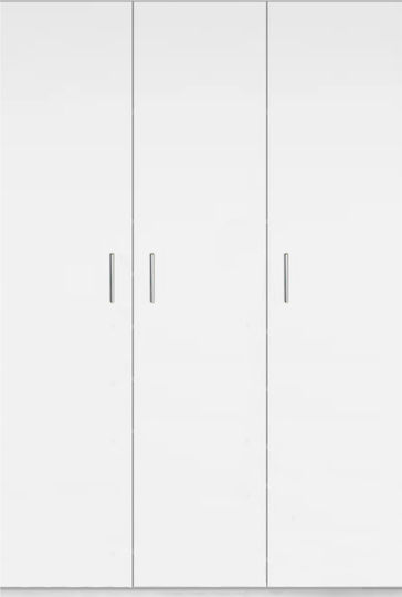 Wilson 3d Τρίφυλλη Ντουλάπα 90x45x180cm Leuko Wilson 3d Τρίφυλλη Ντουλάπα 90x45x180cm Leuko
