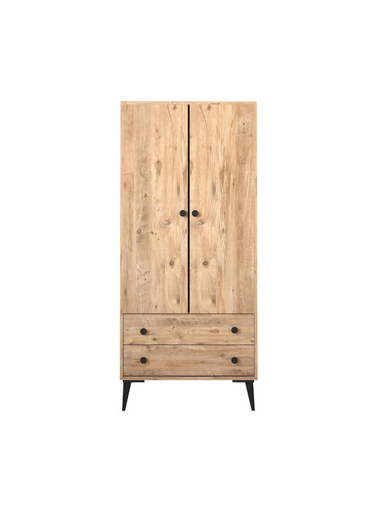 Amari Δίφυλλη Ντουλάπα 82x48x180cm