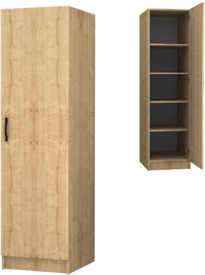 Single Door Victoria 50x60x181cm Natural Beech Single Door Victoria 50x60x181cm Natural Beech