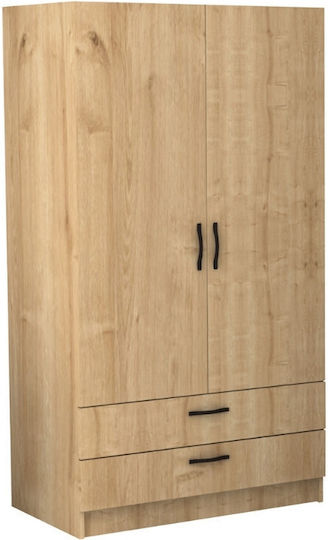Double Door Victoria 100x60x181cm Natural Beech Double Door Victoria 100x60x181cm Natural Beech