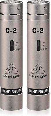Behringer C-2 Σετ Πυκνωτικό Μικρόφωνο XLR Shock Mounted για Φωνητικά