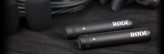 Rode M5-MP Σετ Πυκνωτικό Μικρόφωνο XLR Shock Mounted για Studio