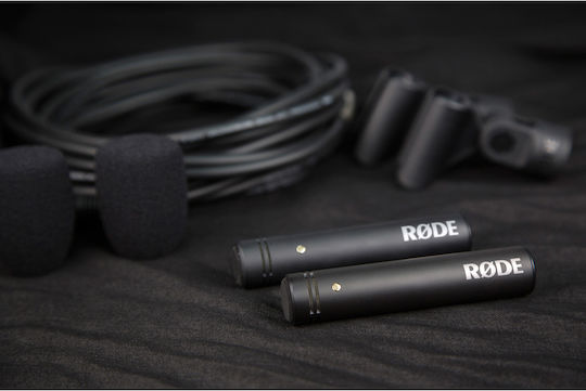 Rode M5-MP Σετ Πυκνωτικό Μικρόφωνο XLR Shock Mounted για Studio