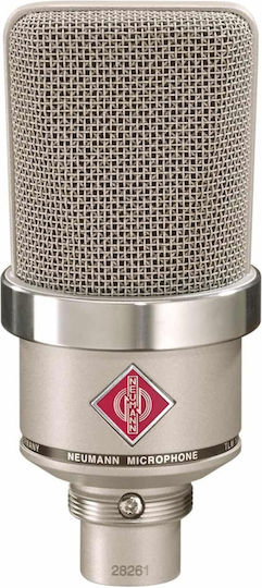 Neumann TLM 102 Studio Set Set Condenser Microphone XLR Shock Mounted for Vocals in Silver Color