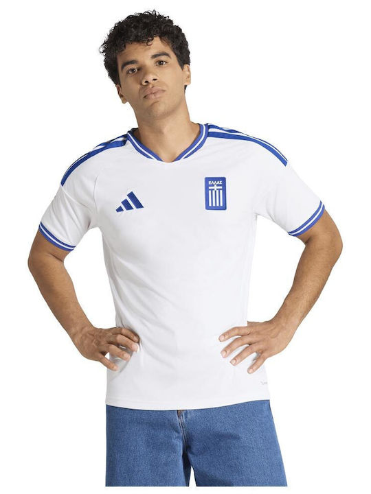 Nationalmannschaften Griechenland 2026 Heimtrikot Männer Fußball Display