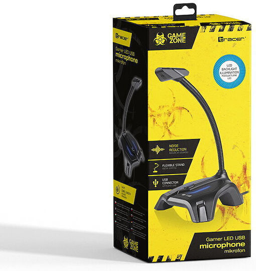 Tracer Gamezone Gamer LED Σετ Μικρόφωνο USB Επιτραπέζιο για Φωνητικά