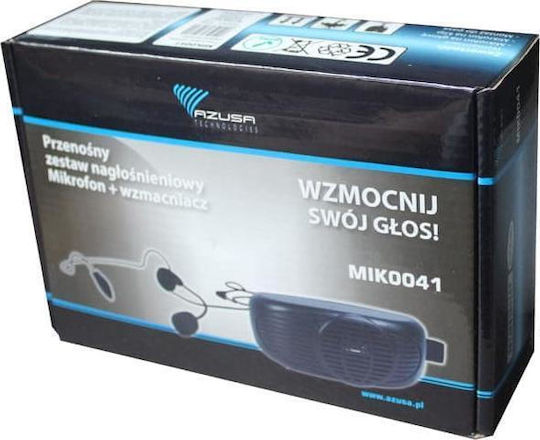 Azusa DM-0041 Σετ Δυναμικό Μικρόφωνο Κεφαλής, Ζώνης για Φωνητικά