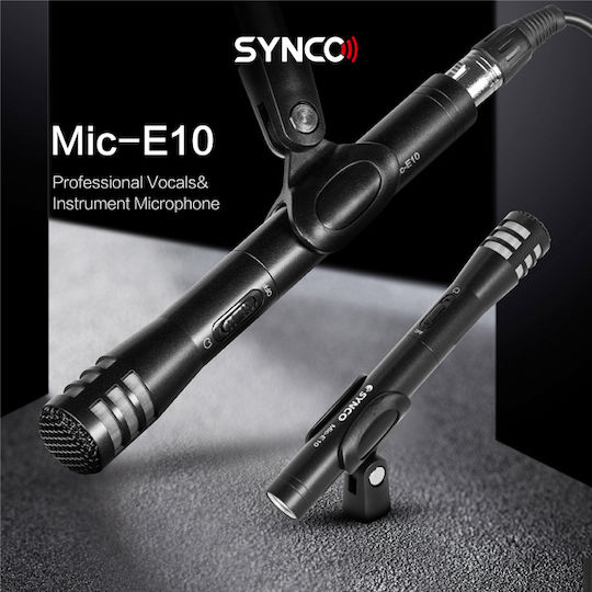 Synco MIC-E10 Δυναμικό Mikrofon Handgerät, Tischgerät Journalistisch