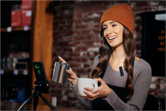 Razer Seiren BΤ Wireless Microphone Πέτου, Clip On for Vocals