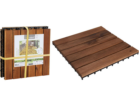 Wooden Garden Floor Tile 30x30cm 4 Pieces