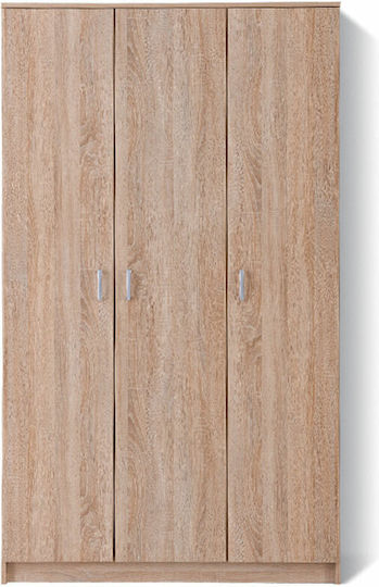 Hana Τρίφυλλη Ντουλάπα 120x52x205cm Hana Τρίφυλλη Ντουλάπα 120x52x205cm