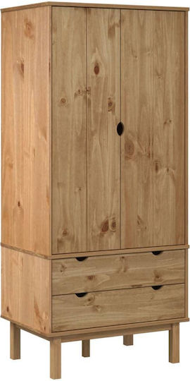 Δίφυλλη Ντουλάπα 76.5x53x172cm
