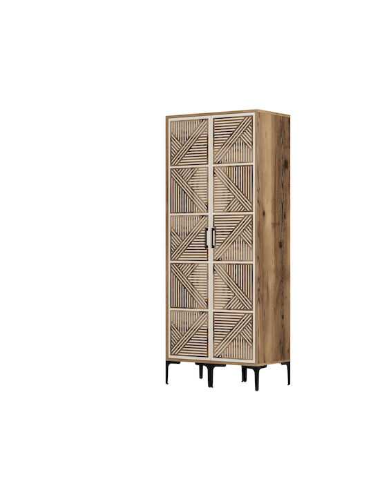 Dulap Două Uși Pp Lidya Crem 80x47x210cm