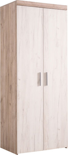 Arno Δίφυλλη Ντουλάπα 80x55x202cm Arno Δίφυλλη Ντουλάπα 80x55x202cm