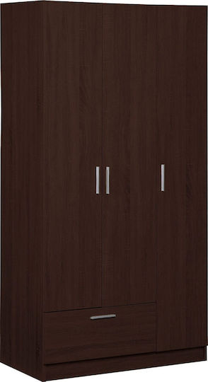 Wilson 3DS Тройна Врата Гардероб Begge 90x45x180см