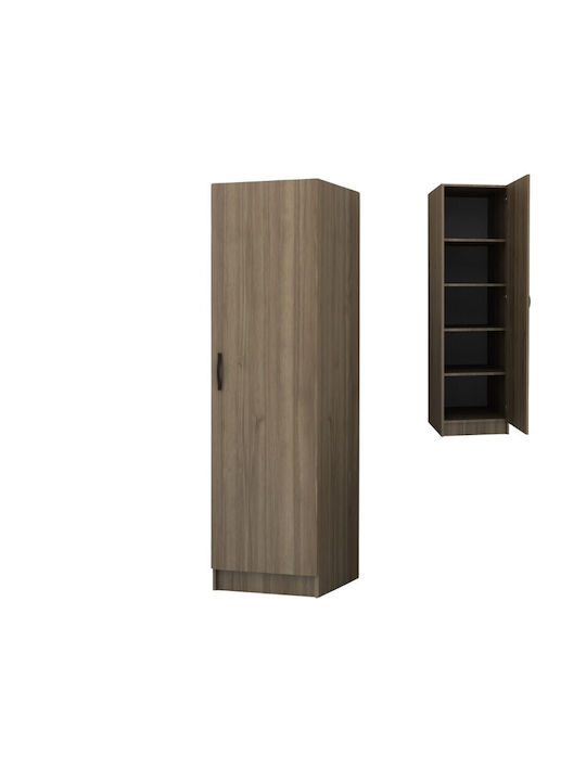 Einzeltür Kleiderschrank Victoria Walnut 50x60x181cm