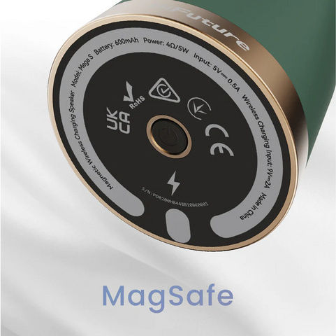 HiFuture Mega S Bluetooth Колона 5W с Живот на Батерията до 10 Часа Зелена
