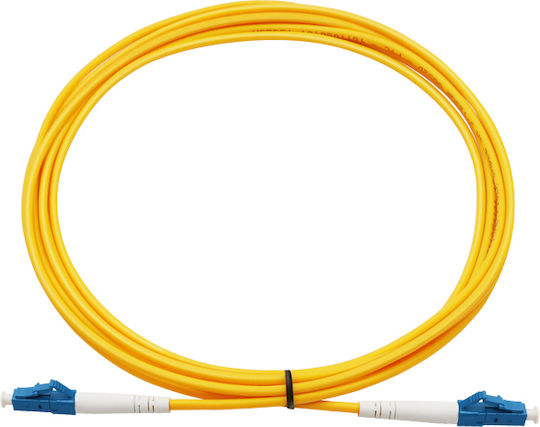 Optic Optical Fiber Cable LC/UPC-LC/UPC 1m Yellow