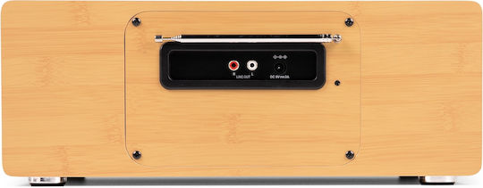 Audizio Ηχοσύστημα 2.0 Avola 102.291 με CD Player, WiFi και Bluetooth Καφέ