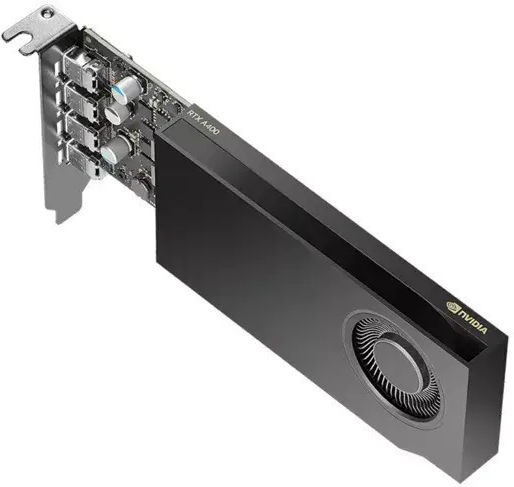 Dell RTX A400 4GB GDDR6 Половин височина Видеокарта