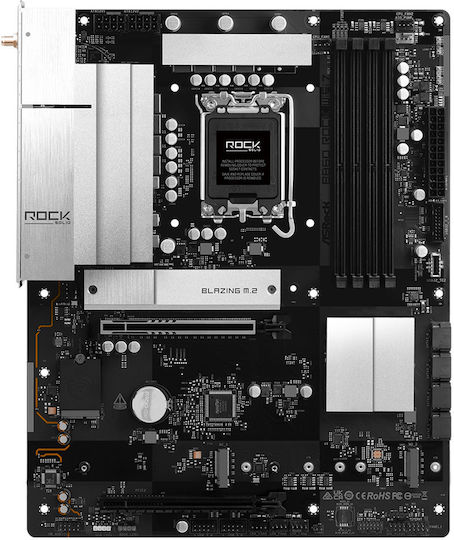 ASRock B860 Rock Wi-Fi Motherboard ATX with Intel 1851 Socket 90-MXBUA0-A0UAYZ