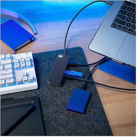Docking Station Hyper Hyperdrive Flex 8 Port Usb-c Hub Black