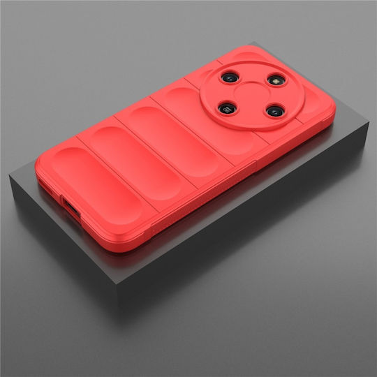 Back Cover Din Silicon Roșu (Honor Magic8 Lite, SKYDDAR INNOVATION)