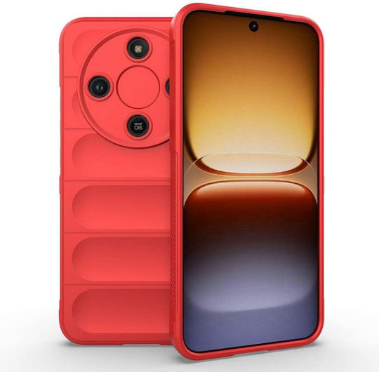 Back Cover Din Silicon Roșu (Honor Magic8 Lite, SKYDDAR INNOVATION)