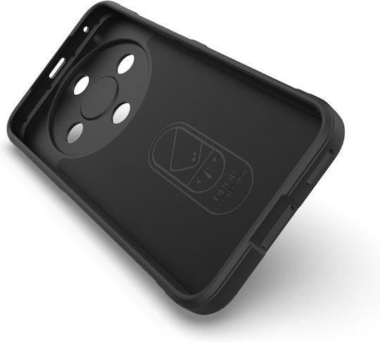 Back Cover Din Silicon Negru (Honor Magic8 Lite, SKYDDAR INNOVATION)