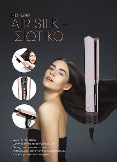 IQ HD-1290 Air Silk Hair Straightener With Air 1200W
