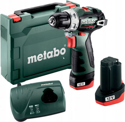 Metabo PowerMaxx BS BL Δραπανοκατσάβιδο Μπαταρίας 12V 2x2Ah