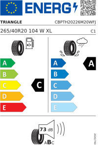 Triangle Runflat 265/40R20 104W Лятна Автомобилна Гума