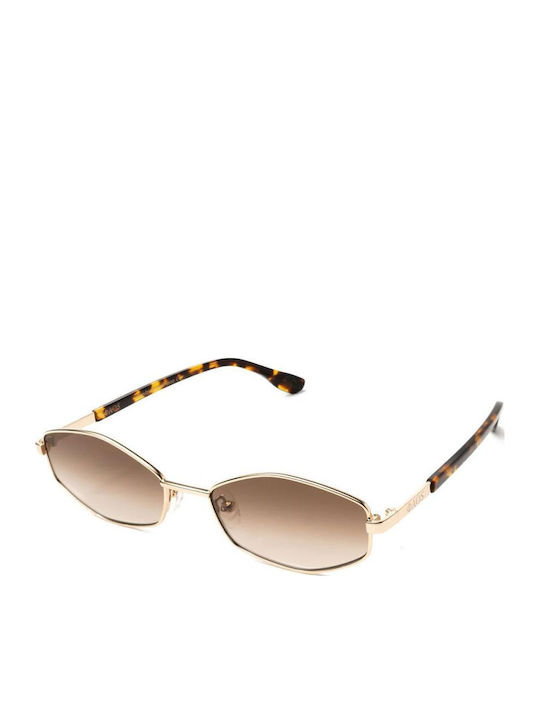 Faos Damentaglasses mit Goldenem Metallischem Rahmen und Goldener Verlaufsfarbe Brille ARIADNE-1