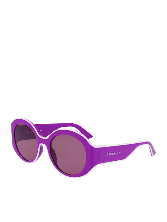 Longchamp Sunglasses Purple with Frame