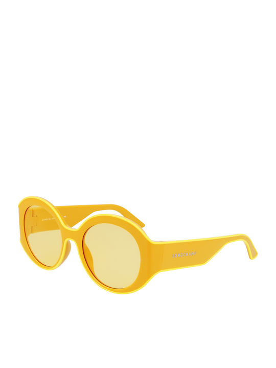 Longchamp Yellow Sunglasses With Frame