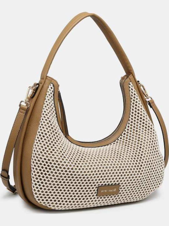 Straw Women's Shoulder Bag Beige