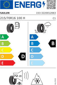 Sailun 215/70R16 100H Winter Car Tyre