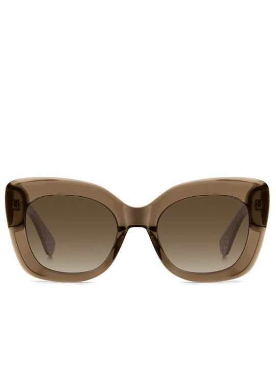 Kate Spade Brown Sunglasses with Horn-Rimmed Frame