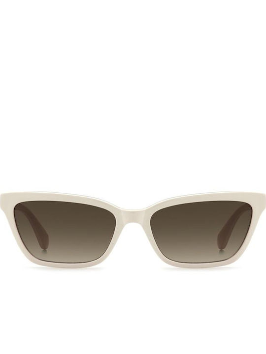 Kate Spade Unisex Ochelari De Soare Cu Ramă Bej Din Plastic Și Lentile Bej Degrade KS-AISHA-2/S-HAM